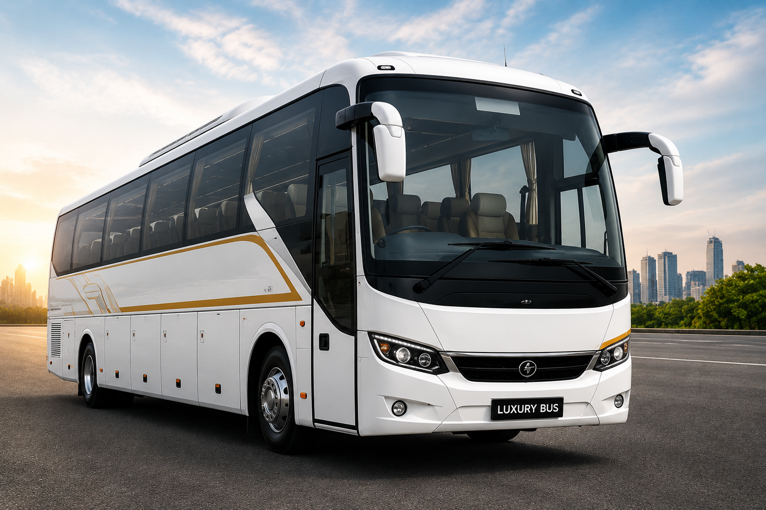 Luxury Bus 52 Seater taxi hire